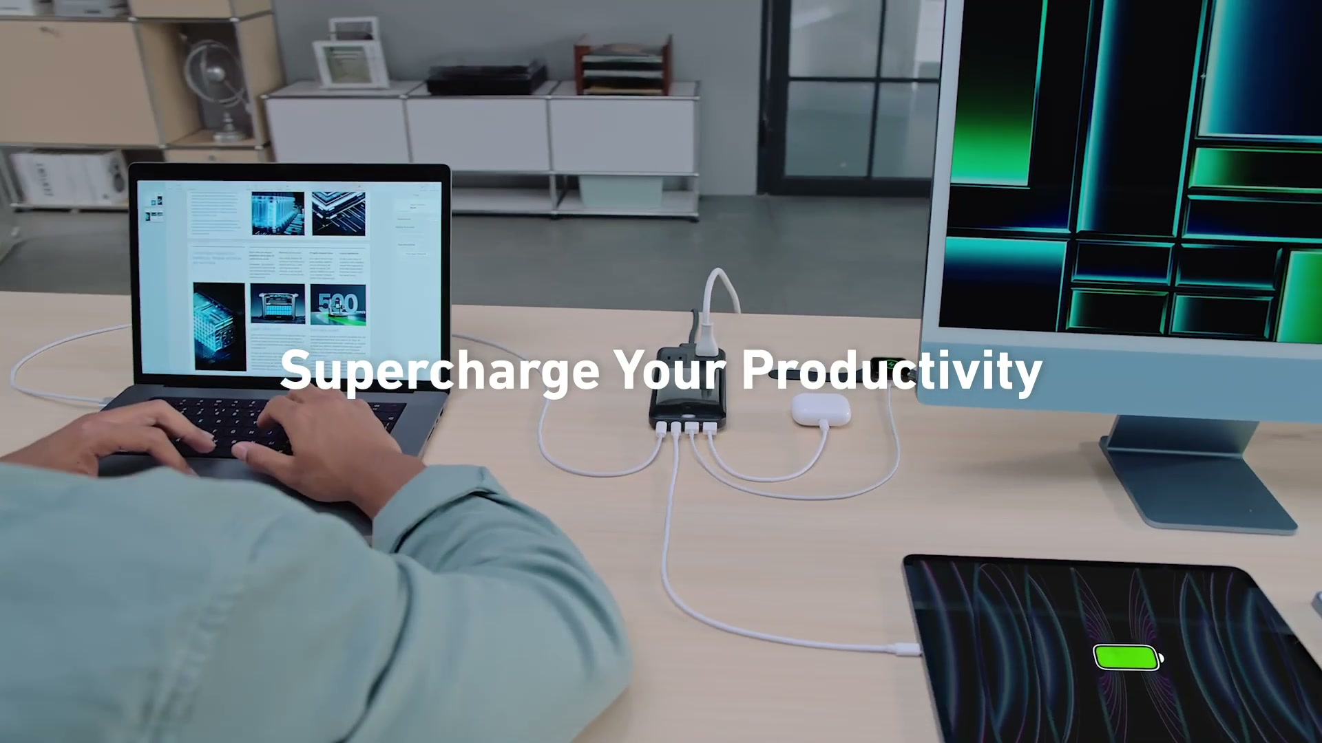 Anker · Prime 6-in-1 产品演示片: 把充电设备的使用场景拍清楚,用于海外电商与独立站。